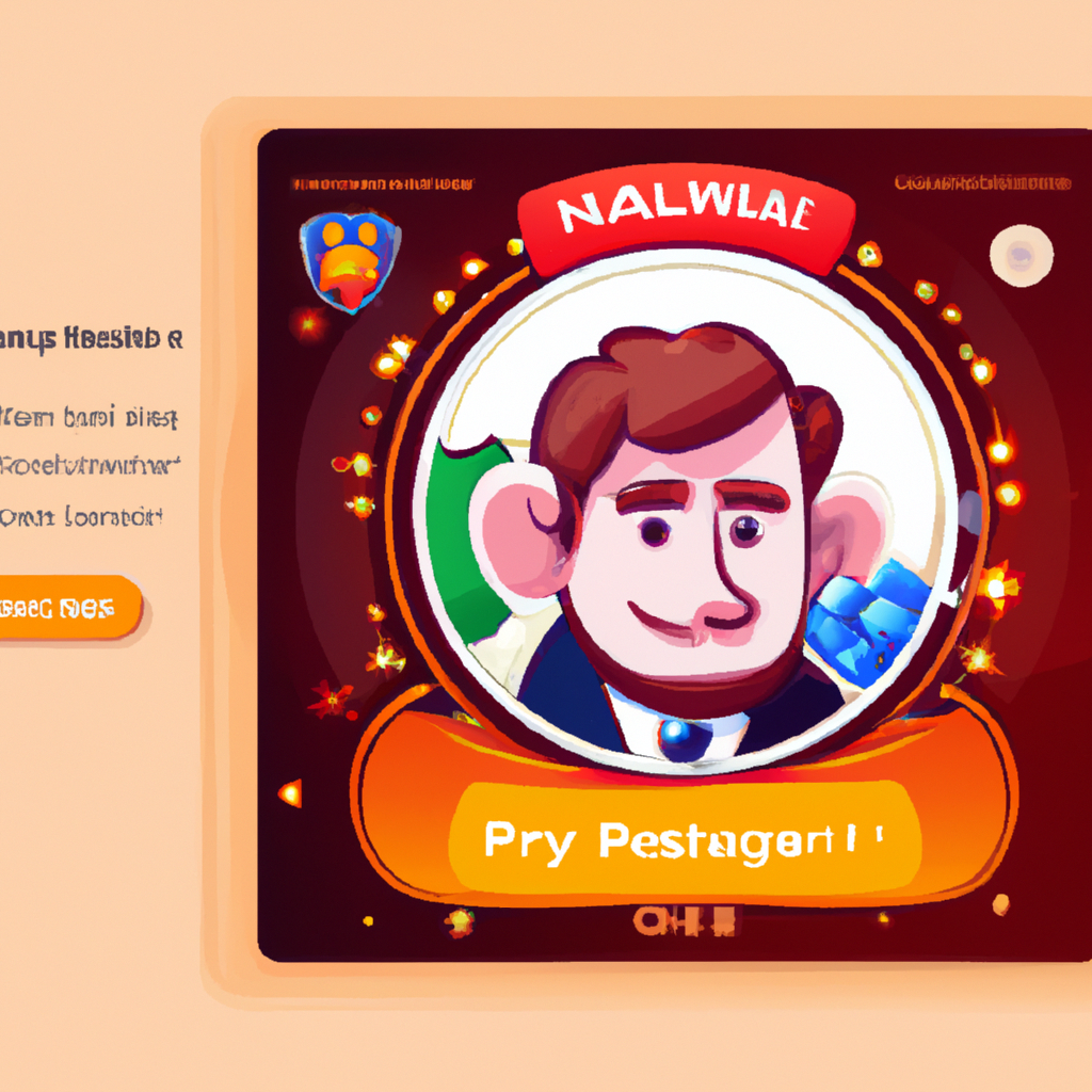 Player portrait with badge overlay